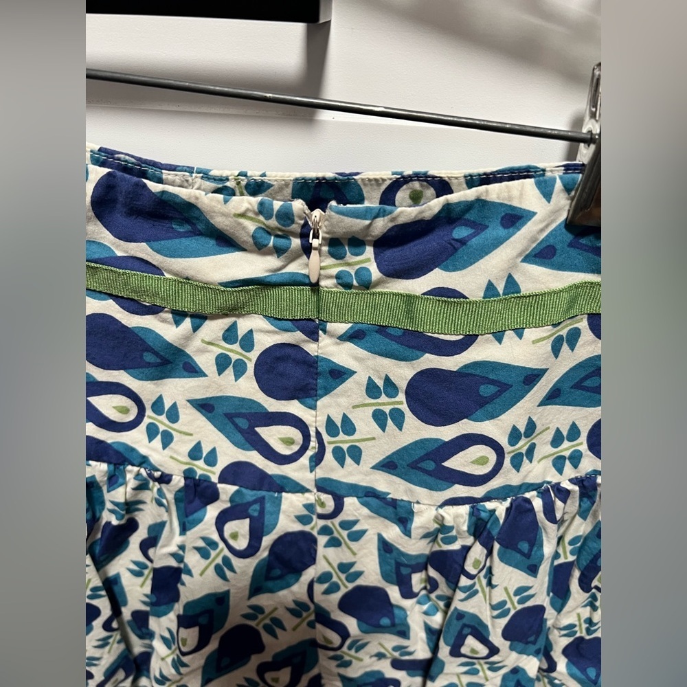 Fossil Blue and Green Patterned Skater Skirt - Picture 4 of 11